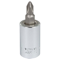 Head Socket, Phillips, #2 x 1.93" L, 3/8" Square Drive Drive Sidevic Inc.