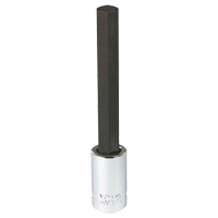 Extra Long Bit  Socket, 10 mm x 4" L, 3/8" Drive Sidevic Inc.