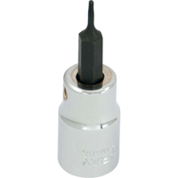 Bit Socket, Torx&reg;, T6 x 2-1/8" L, 3/8" Drive Sidevic Inc.