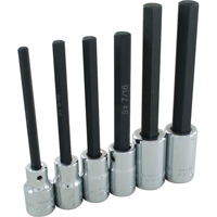 Hex Head Socket Set, Hex, 1/2" Drive, 6 Pcs Sidevic Inc.