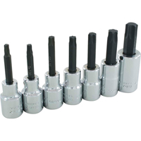 Torx&reg; Head Socket Set, Torx&reg;, 1/2" Drive, 7 Pcs Sidevic Inc.