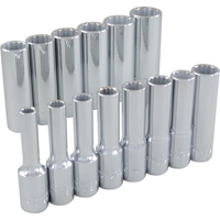 Jeu de douilles, 14 Mcx, Prise de 3/8", Profond Sidevic Inc.