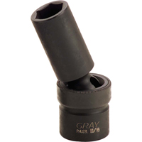 Universal Joint Socket, Impact, 3/8", 1/2" Drive, 6 Points Sidevic Inc.