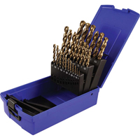 Drill Bit Set, 25 Pieces, High Speed Cobalt Sidevic Inc.
