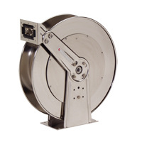 Stainless Steel Hose Reel, Single Hose, 10-1/2" W x 24" D x 25-3/8" H Sidevic Inc.