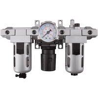 Filtre, r&eacute;gulateur et lubrificateur d'air modulaire (manom&egrave;tre compris), 1/4" NPT Sidevic Inc.