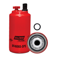 BF46065-SPS Filtre &agrave; carburant s&eacute;parateur d'eau &agrave; visser avec drain, orifice pour capteur et capteur r&eacute;utilisable Sidevic Inc.
