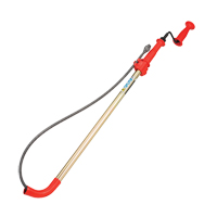 Toilet Auger, Manual, Bulb, 6' Cable Length, 1/2" Cable Diameter Sidevic Inc.