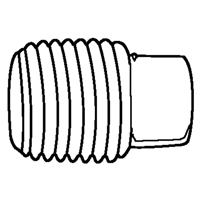 Bouchon de tuyau (t&ecirc;te carr&eacute;e), 1/8" dia., Laiton Sidevic Inc.