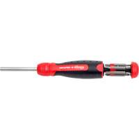 Ratcheting Tamperproof Screwdriver, 8-1/2" L, Cushion Grip Handle Sidevic Inc.