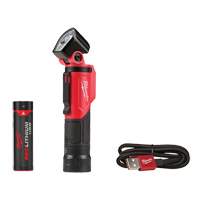 Lampe de poche pivotante USB, DEL, 500 lumens, Piles Rechargeable Sidevic Inc.