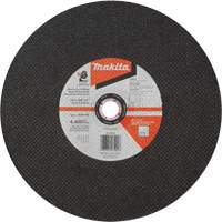 Meule &agrave; tronçonner abrasive, 14" x 3/32", Arbre de 1", Type 1, Oxyde d'aluminium, 4400 Tr/min Sidevic Inc.