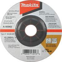 Meule inox, 5" x 1/4", Arbre 7/8", Oxyde d'aluminium, Type 27 Sidevic Inc.