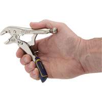 Fast Release Locking Pliers with Wire Cutter, 5" Length, Curved Jaw Sidevic Inc.