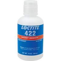 422 Super Bonder&reg; Instant Adhesive, Clear, Bottle, 16 oz. Sidevic Inc.