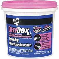 Pl&acirc;tre &agrave; reboucher DryDex, 946 ml, Contenant en plastique Sidevic Inc.