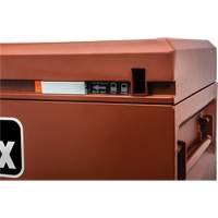 Site-Vault Chest, 30" x 20" x 19-3/4", Steel, Orange Sidevic Inc.