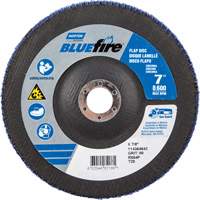 BlueFire R884P Coarse Grit Flap Disc, 7" x 7/8", Type 27, 80 Grit, Zirconia Alumina Sidevic Inc.