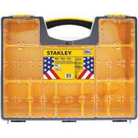 Deep Professional Organizer, 17-1/2" W x 4-1/2" D x 14" H, Black/Yellow Sidevic Inc.