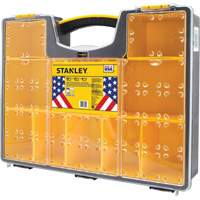 Deep Professional Organizer, 17-1/2" W x 4-1/2" D x 14" H, Black/Yellow Sidevic Inc.