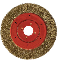 No Throw Partial Encapsulated Wire Wheel, 3" Dia., 0.012" Fill, 1/4" Arbor Sidevic Inc.