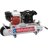 Wheelbarrow Air Compressor, Gas, 10 Gal. (12 US Gal), 150 PSI Sidevic Inc.