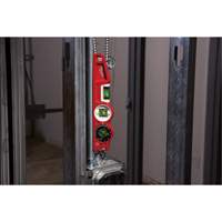 Niveau torpille moul&eacute; sous pression verrouillable avec fiole 360 degr&eacute;s, 10" lo, Aluminium, 3 fioles, Magn&eacute;tique Sidevic Inc.