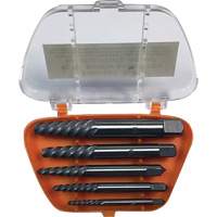 DRILLCO Screw Extractor Set with Drills, Carbide, 5 Pieces Sidevic Inc.