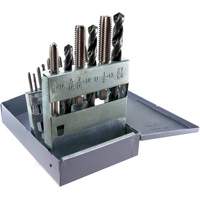 DRILLCO Tap & Drill Set, 18 Pieces Sidevic Inc.