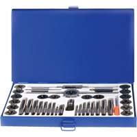 DRILLCO Fractional Tap & Die Set, 40 Pieces Sidevic Inc.
