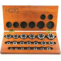 DRILLCO Hex Threading Die Set, 20 Pieces Sidevic Inc.
