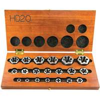 DRILLCO Hex Threading Die Set, 20 Pieces Sidevic Inc.