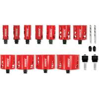 Plumber's Bi-Metal Hole Saw Set, 17 Pieces Sidevic Inc.