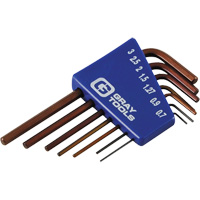 Hex Key Set, 7 Pcs., Metric Sidevic Inc.