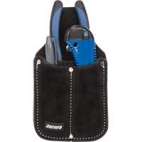 Utility Pouch, Knife Holder, Leather, 3 Pockets Sidevic Inc.