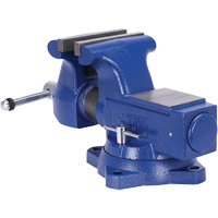 JBTV-6 Heavy-Duty Round Channel Bench Vise, 6-1/2" Jaw Width, 4" Throat Depth Sidevic Inc.