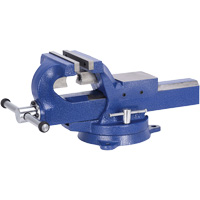 JADV-6 Super Heavy-Duty Bench Vise, 6" Jaw Width, 3-6/10" Throat Depth Sidevic Inc.