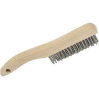 4SHSS Brosse &agrave; r&eacute;curer manuelle, Acier inoxydable, 4 x 16 rangs de fils, Longueur 10" Sidevic Inc.