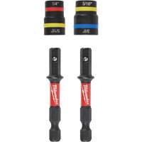 Jeu de tourne-&eacute;crous 2-en-1 Shockwave Impact Duty Quik-Clear, 5/16"/1/4"/3/8" prise, 2-1/2" lo, Magn&eacute;tique Sidevic Inc.
