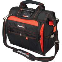 Lighted Technician's Tool Bag, Ballistic Polyester, Black/Red Sidevic Inc.