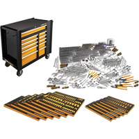 Master Mechanic's Hand Tool Set & Mobile Work Station, 614 Pieces Sidevic Inc.