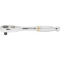 90-Tooth Quick Release Teardrop Ratchet, 1/4" Drive, Ergonomic Handle Sidevic Inc.