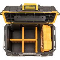 Boîte &agrave; outils compacte et profonde ToughSystem 2.0, 10" x 15-7/20" x 13-4/5", Noir/Jaune Sidevic Inc.