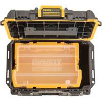 Boîte &agrave; outils compacte et profonde ToughSystem 2.0, 10" x 15-7/20" x 13-4/5", Noir/Jaune Sidevic Inc.