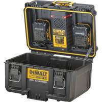 Chargeur 20V &agrave; deux ports ToughSystem 2.0, 14" x 15" x 9", Noir/Jaune Sidevic Inc.