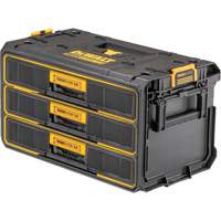 Unit&eacute; &agrave; trois tiroirs ToughSystem 2.0, 21-4/5" x 12-3/10" x 12-3/5", Noir/Jaune Sidevic Inc.