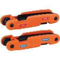 Pro Folding Hex Key Set, 21 Pcs., Metric & Imperial Sidevic Inc.