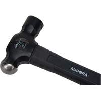 Ball Pein Hammer, 24 oz. Head Weight, Plain Face, Fibreglass Handle Sidevic Inc.