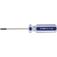 Tournevis Philips bleu transparent avec bandes, #0, Prise Plastique Sidevic Inc.