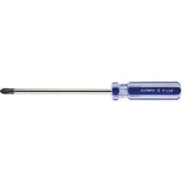 Tournevis Philips bleu transparent avec bandes, #3, Prise Plastique Sidevic Inc.